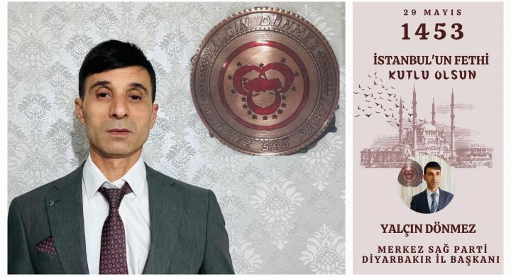 Başkan Yalçın Dönmez İstanbu'un Fethi İle İlgili Kutlama Mesajı Paylaştı 