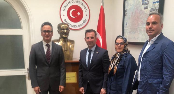 Dünya Gençlik Konseyi’nden T.C. Tebriz Başkonsolosluğu’na Ziyaret