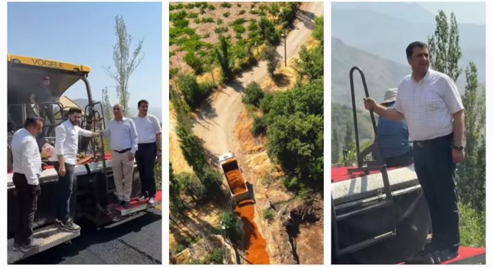 Şemdinli Beşevler Mahallesi’nde 50 Yıllık Altyapı Bekleyişi Asfalt Çalışmasıyla Sona Erdi