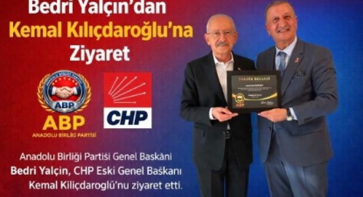 Bedri Yalçın’dan Kemal Kılıçdaroğlu’na Ziyaret