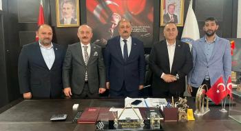 BBP Terme İlçe Başkanı Gürol Özen, Salıpazarı Belediye Başkanı Rafaettin Karaca’yı Ziyaret Etti